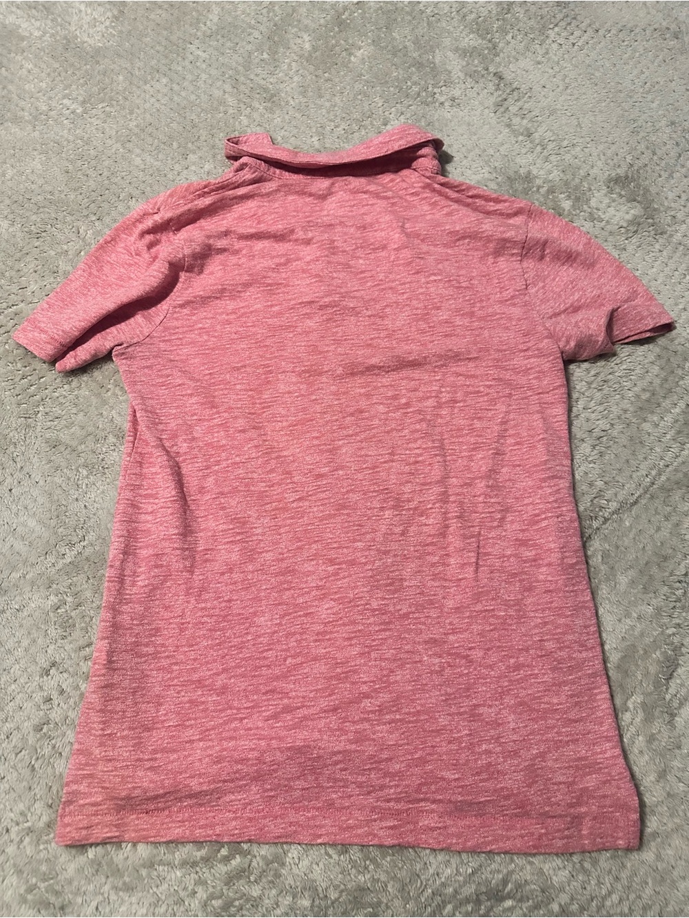 Mossimo Supply Co. Men's Heather Pink Polo Shirt - Picture 3 of 3